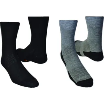 Pánské ponožky Ponožky Vavrys Lighttrek CMX 2pack černá-šedá Velikost: 46-48