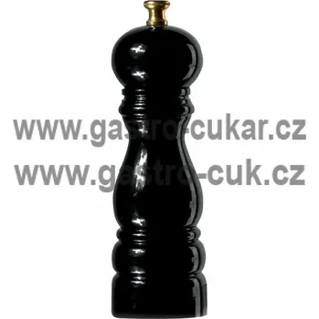 Mlýnek na koření Lidrewa Mlýnek lakované dřevo černé - sůl