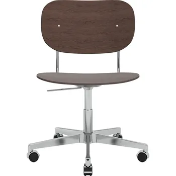 AUDO (MENU) Kancelářská židle Co Task, Chrome / Dark Oak