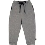 limitka - šedé bavlněné tepláčky s tkaničkami