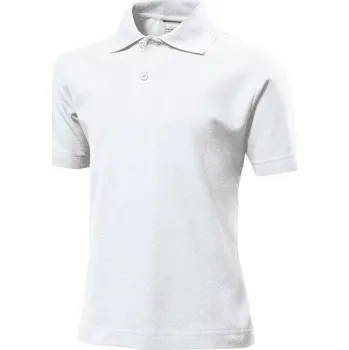 Chlapecké tričko Stedman Dětská bavlněná polokošile s krátkým rukávem Barva: Bílá, Velikost: XS (110/116) S510K