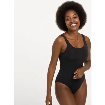 Dámské plavky DECATHLON Dámské plavky jednodílné Heva Joy 42 ČERNÁ