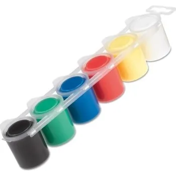 Speciální výtvarná barva MOROCOLOR 9516p06 Sada 6 prstových barev á 25 ml