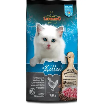 Krmivo pro kočku LEONARDO Kitten rich in poultry 7,5 kg