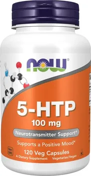 Aminokyselina Now Foods 5-HTP 100 mg 120 cps.