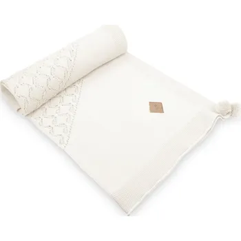 Kojenecké oblečení Kojenecká bambusová deka Jamiks Zoya, Jasin barva: smetanová