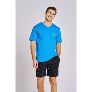 Pánské pyžamo Pánské pyžamo 3192-Ryan, krátký rukáv, vel. 5XL