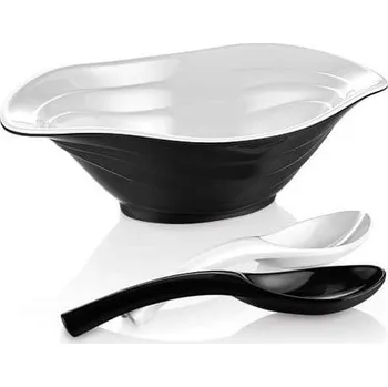 KULSAN DUET SALÁTOVÁ SOUPRAVA 3KS ČERNOBÍLA