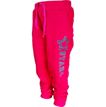 Dívčí tepláky WENDEE STAR růžové Růžová, Velikost: 122 122