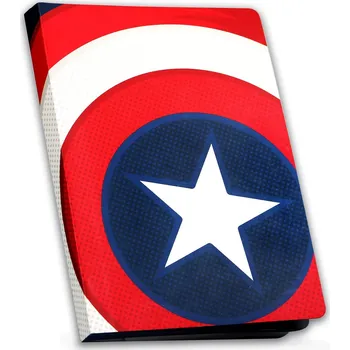 Zápisník Half Moon Bay Zápisník A5 Marvel - Kapitán Amerika