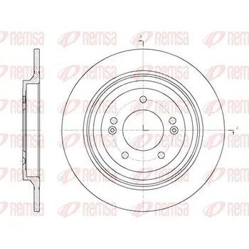 Brzdový kotouč Brzdový kotouč REMSA 61780.00