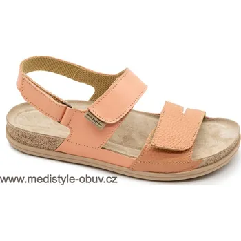 Dámská zdravotní obuv MEDISTYLE GALINA 4G-I28/1 sandál ORANŽOVÝ, --- - 41