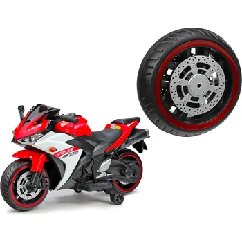 Dětské elektrovozidlo Náhradní přední svítící LED kolo na dětskou motorku Supersport R3