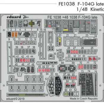 Plastikový model Eduard 1/48 F-104G late (KINETIC)