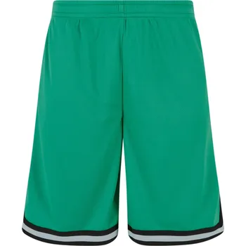 Pánské kraťasy Pánské šortky Urban Classics s kontrastním lemováním Barva: zelená - černá, Velikost: XXL