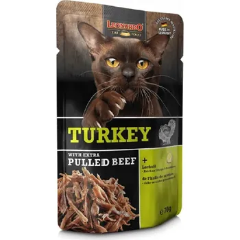 LEONARDO krůtí + extra trhané hovězí 70g