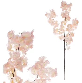 umělá květina Autronic Třešňové květy, umělá větev, meruňková barva