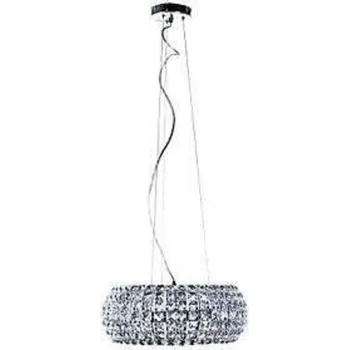 AZzardo SOPHIA závěsné svítidlo 5x E14 40W 40cm IP20, chrom/křišťál