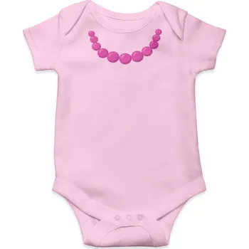 Kojenecký body Personal Dětské body s náhrdelníkem Barva: Růžová, Velikost nejmenší: 18 měsíců