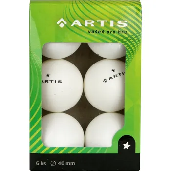 Sport Míčky na stolní tenis ARTIS 1* - 6 ks