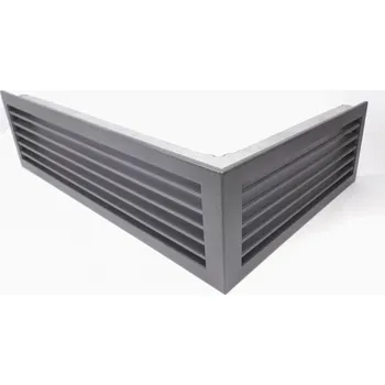 LAgrid s.r.o. Krbová rohová lamelová mřížka 50x30x15 Antracit