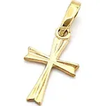 Zlatý křížek malý zdobený 0,40g