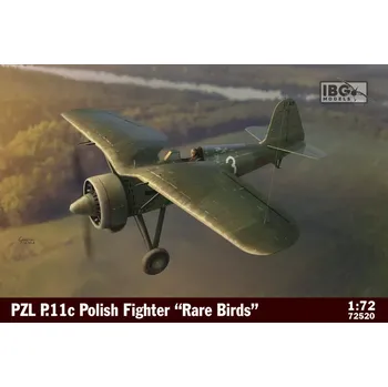 Plastikový model IBG 1/72 PZL P.11c Polish Fighter 'Rare Birds'