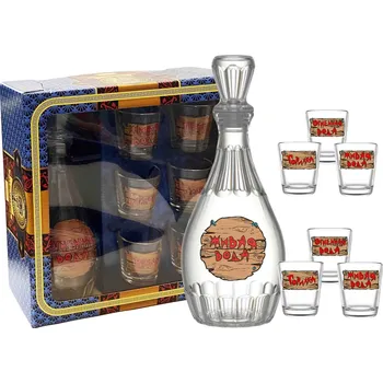 Sada 6 panáku+karafa "Shil'diki"