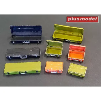 Plastikový model Plusmodel 1/35 Tool boxes - high (3D Print)