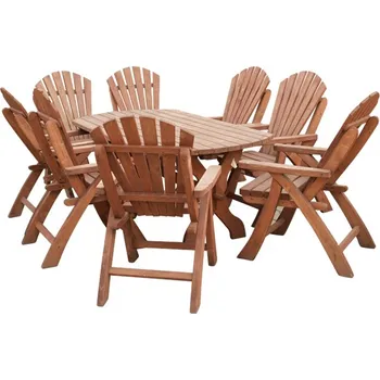 Zahradní sestava Jandrew Dřevěný zahradní set 6, sestava 1S+ 6K Jandr barevné odstíny: bez povrchové úpravy