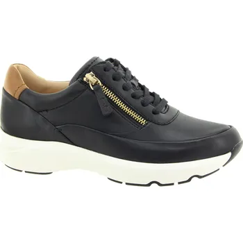 Dámské tenisky CLARKS Dámské černé kožené tenisky 26176648-BLACK-245 Velikost 38
