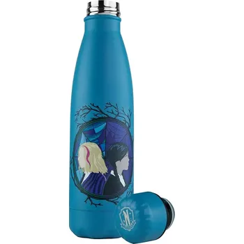 Distrineo Kovová láhev - Wednesday a Enid