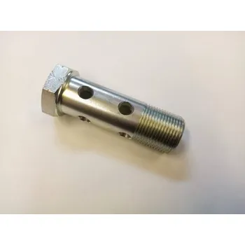 Spojovací materiál motoru Šroub dutý průtokový dvojitý G5/8" BSP L 64