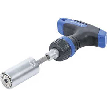 BGS Diy BGS 92540, Multifunkční vložka s adaptérovou sadou | s ráčnovou T-rukojetí, přepínací | 3dílná