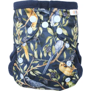 Plena Breberky Kapsová plenka (S) - Papoušek Indigo PAT