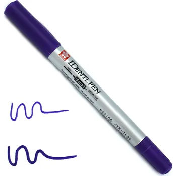 sakura XYKT24 IDenti Pen lihový oboustranný popisovač 0.4/1 mm - fialový