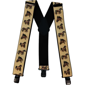 Kšandy Universal Módní kšandy Koně - béžová