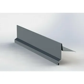 Závětrná lišta na pultovou střechu RŠ 250 1 bm Antracitová PE
