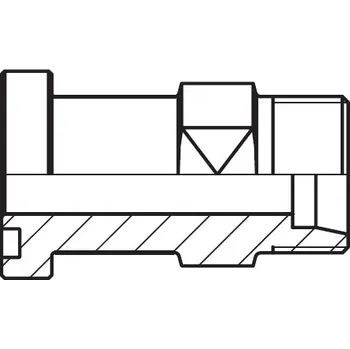 Ventil NEREZ hydraulický adaptér příruby 1", 400 bar, M12x45 Parker GFS64/25S71X