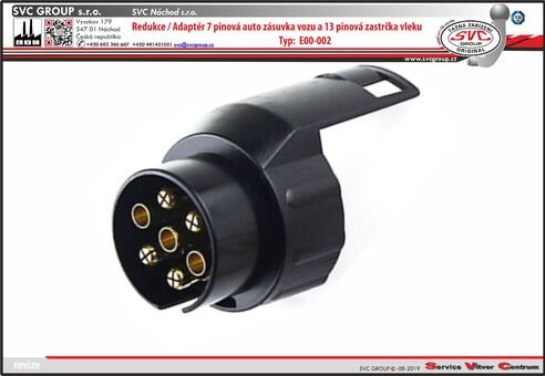 Redukce/Adaptér ze 7 na 13 pinů pro tažné zařízení, SVC Group