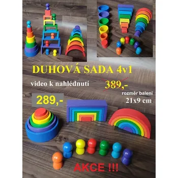 RC model auta DUHOVÁ SADA 4v1 -AKCE !!!