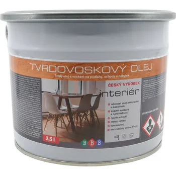 Olej na dřevo BBB Tvrdovoskový olej, tvrdý voskový olej