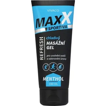 Masážní přípravek MAXX ENERGY MASÁŽNÍ GEL MODRÝ MENTHOL