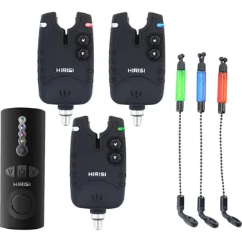 Signalizace záběru Hlásiče záběru při lovu kaprů 3ks sada s příposlechem