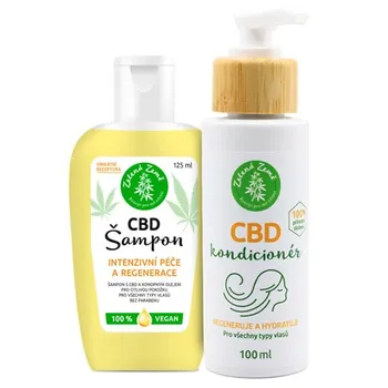 Kosmetická sada Zelená Země CBD vlasový balíček