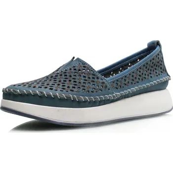 Dámské polobotky QUO VADIS DÁMSKÉ POLOBOTKY KLOP 128-02740 MODRÁ Barva: MODRÁ, Velikost: 41