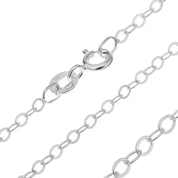 Řetízek Řetízek ze stříbra 925 - hladké ovály, 2,5 mm