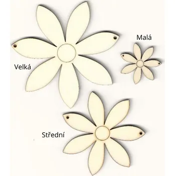 Stavební deska Výřez z překližky, K04/1, KYTKA X.-velká, 8cm, 1ks