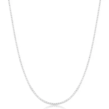 Řetízek Stříbrný řetízek 925 - lesklé hranaté články, čtvercový průřez, 1,2 mm