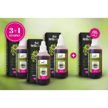 Přírodní produkt Herbavis SET 3+1 Sangre de drago (Dračí krev) 60 ml
